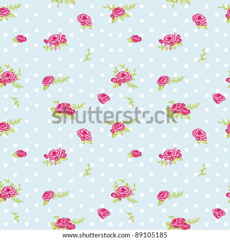 lovely floral seamless pattern