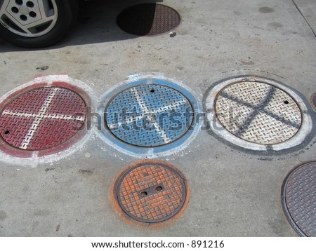 Gasoline Manhole covers