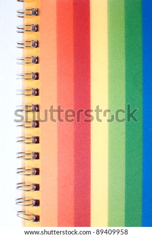 Colorful Notebook.
