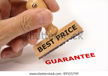 rubber stamp marked with BEST PRICE