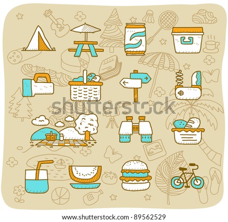 Mocha Series | travel,picnic ,camping icon set