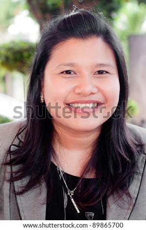 asian thai attractive smile women