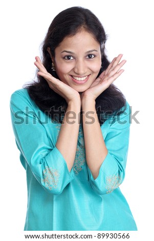 Young happy indian woman