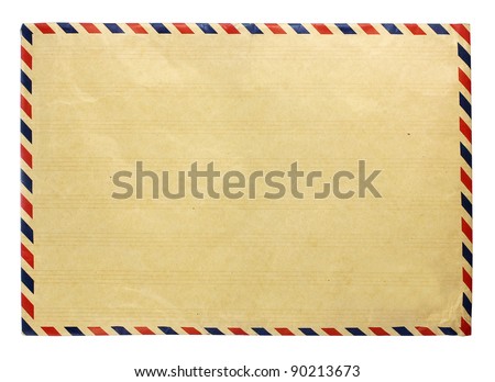 front side envelope Royalty-Free Stock Photo #90213673