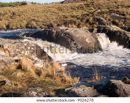 Waterfall in Connemara, Ireland