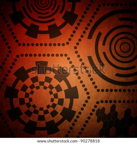 Abstract technology background Style Grunge