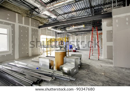 interior construction site