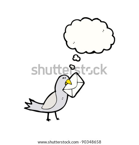 pigeon post cartoon