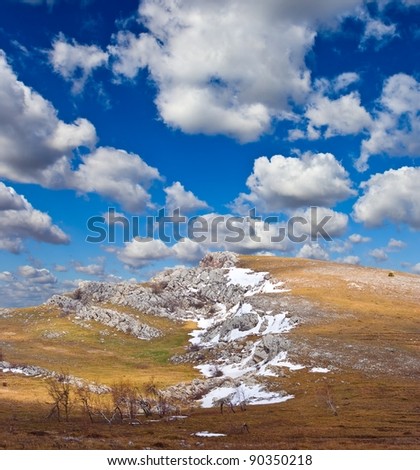 spring mountains landscape