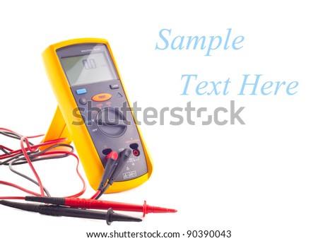 Electrical tools (digital insulation resistance tester) isolated