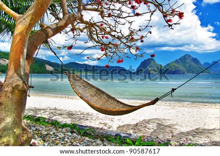 tropical relax Royalty-Free Stock Photo #90587617