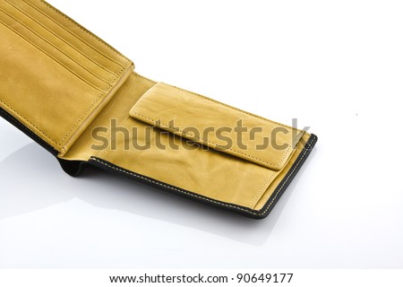 wallet on white isolated