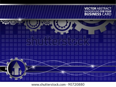 Technology background for your business card