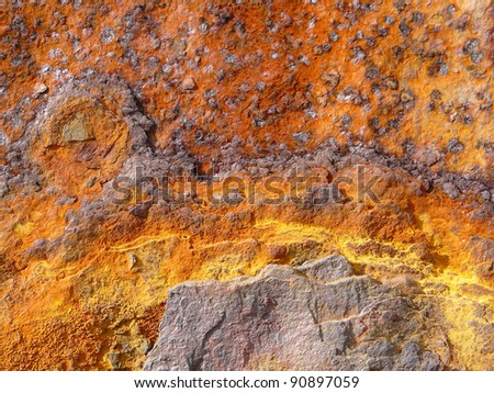 Structures of rusty iron
