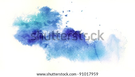 Abstract watercolor background Royalty-Free Stock Photo #91017959