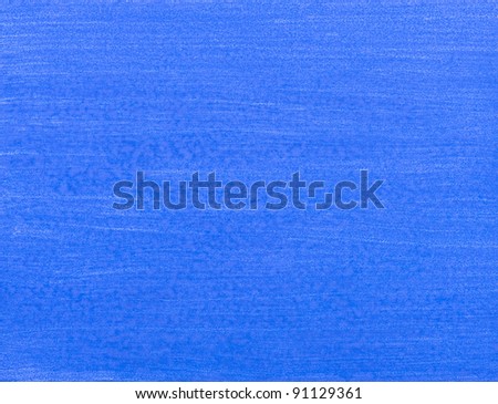 Abstract blue stroke watercolor background on paper