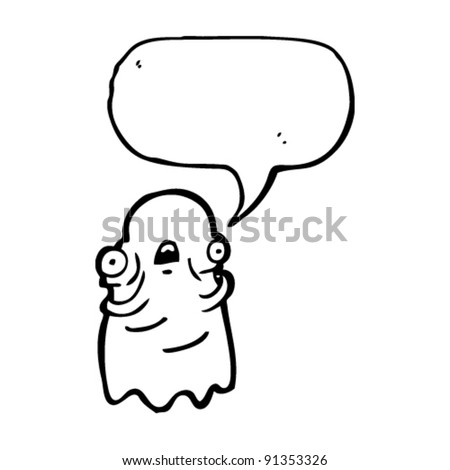 gross ghost cartoon