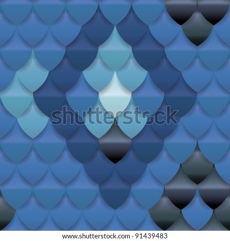 Blue seamless pattern look like lizard skin
