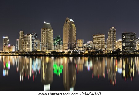 Downtown San Diego at Night