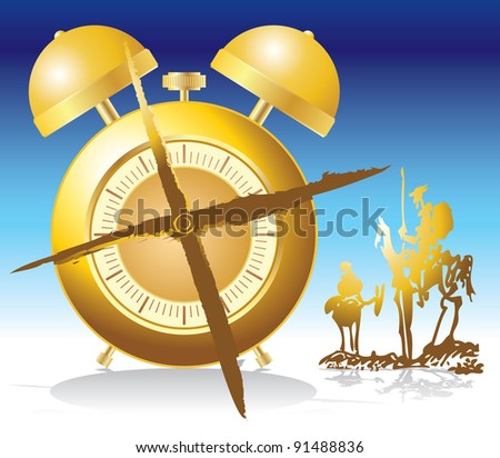 abstract clock background