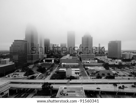 Tampa, Florida in the Fog