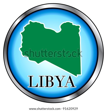 Raster version of Illustration for Libya, Round Button.