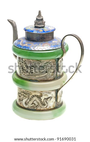 old chinese  teapot