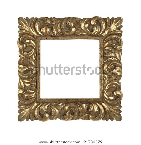 baroque golden frame