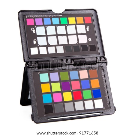 professional photo equipment to adjust color and white balance