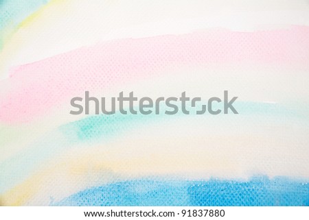 watercolor texture of baby painting Royalty-Free Stock Photo #91837880