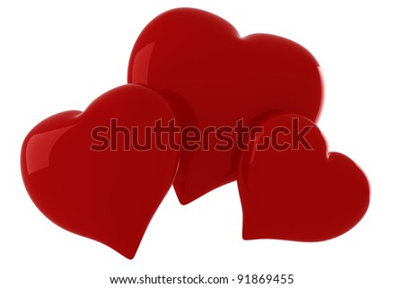 3d colorful heart