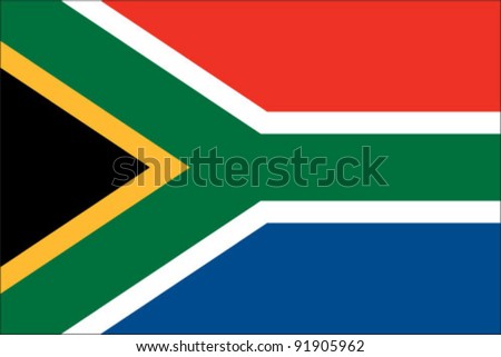 South Africa Flag Royalty-Free Stock Photo #91905962
