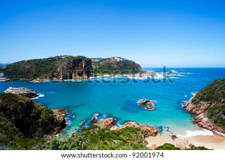 featherbed nature reserve in Knysna, South Africa Royalty-Free Stock Photo #92001974