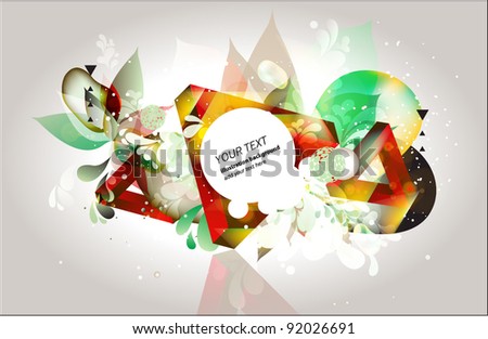Abstract nature banner