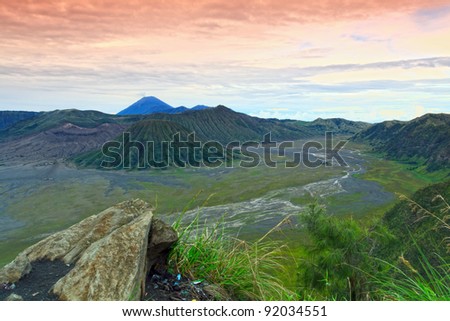 Volcanoes of Bromo National Park, East Java, Indonesia