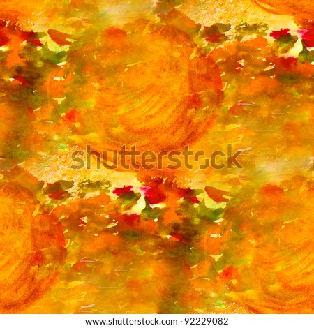 seamless texture of yellow watercolor background