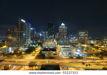 skyline of downtown Tampa, Florida