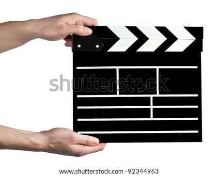 cracker for the cinema on a white background