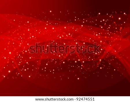 red holiday abstract background - raster