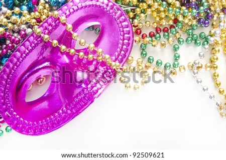 Masquerade mess on beads after party