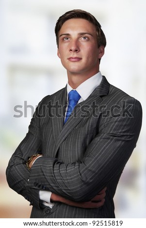 good looking man in a business suit