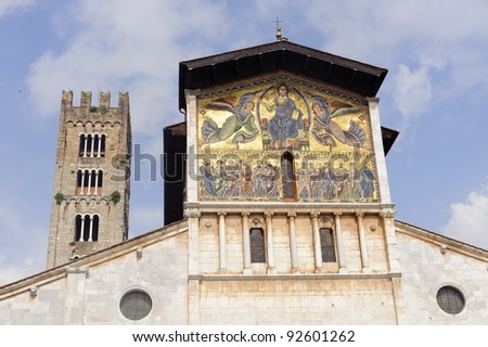 Lucca (Tuscany, Italy), Basilica of San Frediano, facade