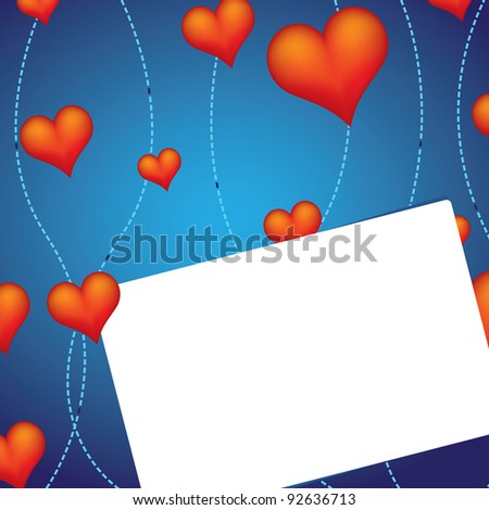 greeting card with copy space