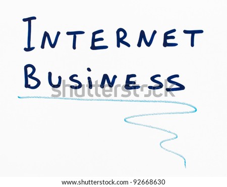 Internet business text