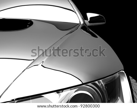 My own 3D car design Royalty-Free Stock Photo #92800300