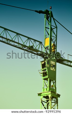 Crane at construction