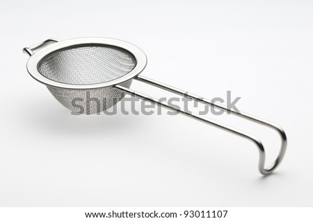 Strainer isolated on white