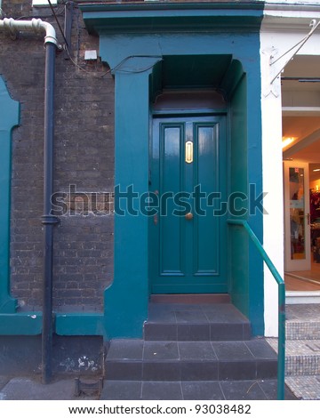colorful entrance, Notting hill, London