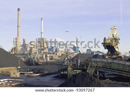 Steel factory industry