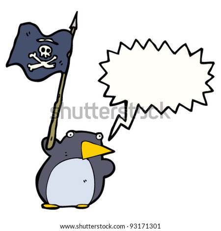 pirate penguin cartoon